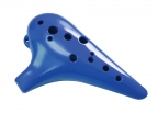 12-Hole Plastic Tenor Ocarina in C Major Cool Blue
